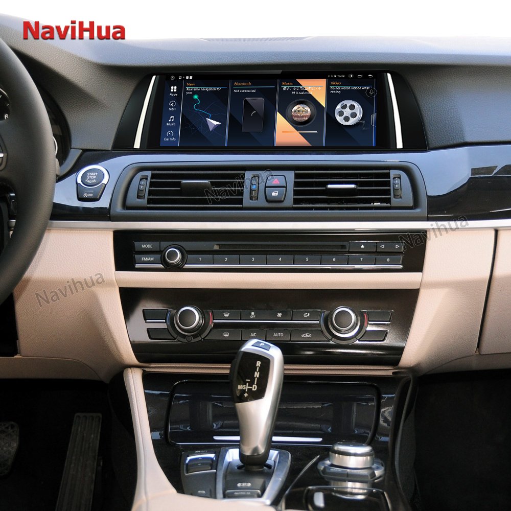 Navihua Stereo Android Auto Radio For BMW 5 Series F10 F11 2011-2017 With CIC NBT Multimedia Video Player Navigation Carplay