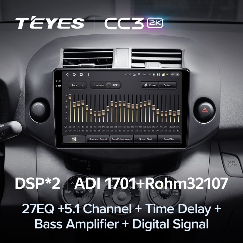 Carplay Multimedia Video Player TEYES CC3L CC3 2K for Toyota RAV4 3 XA30 2005 - 2013 Car Radio Android Dsp Amplifier Car 10.2