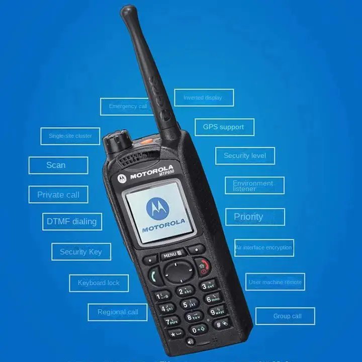 moto-rola MTP850 Portable DMR Digital GPS wifi UHF VHF two Way Radio hot sell MTP850 Ip68 waterproof radio