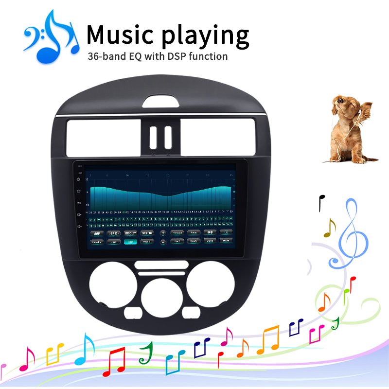Factory Supply 9 Inch Car Video Dvd Player Multimedia Car Radio 2011-2014 Android 10 Car Stereo 2 Din For Nissan Tiida