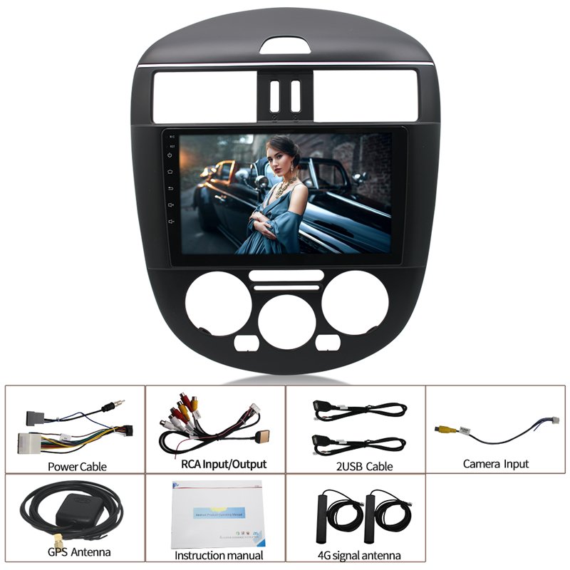 Factory Supply 9 Inch Car Video Dvd Player Multimedia Car Radio 2011-2014 Android 10 Car Stereo 2 Din For Nissan Tiida