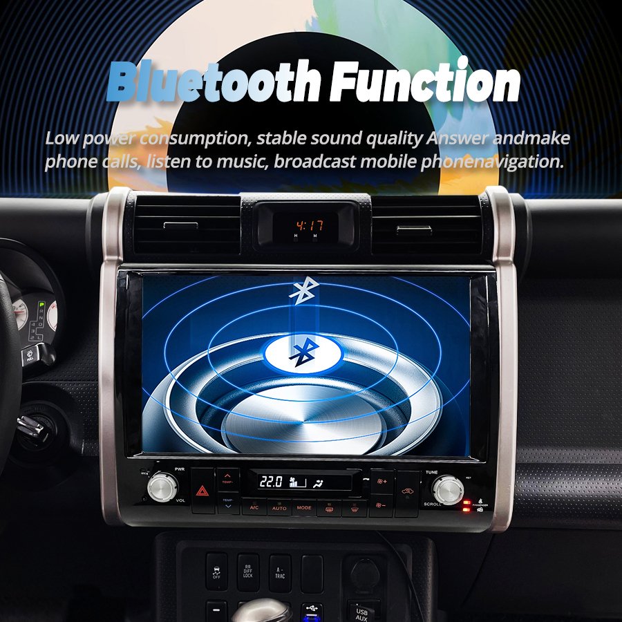 Navirider Carplay Car Radio For Toyota FJ Cruiser 2007-2012 Android 13 Touch Screen Multimedia Player GPS Navigation Stereo 4G