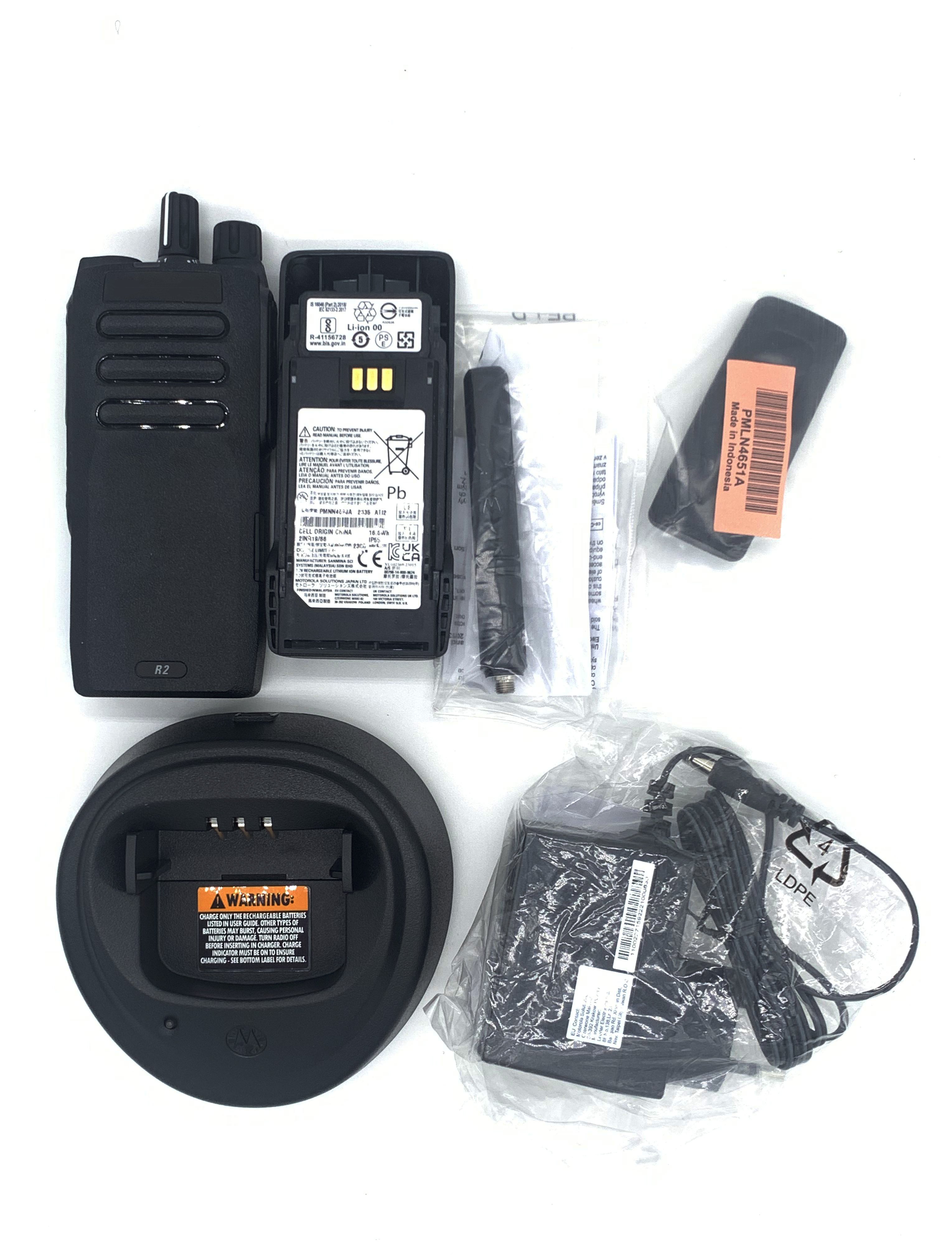 R2 DMR Portable Dual Priority Scan Waterproof IP55 WiFi Walkie-Talkie Handheld Two-Way Radio with Long Ran VHF UHF Car GPS Use