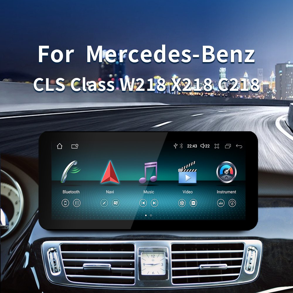Factory price Android 14 car radio multimedia player, suitable for Mercedes Benz CLS ClassW218X218C218 wireless CARPLAY AUTO