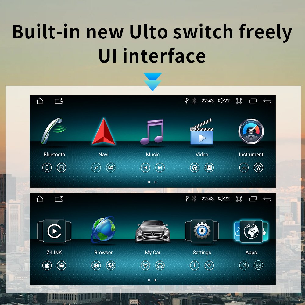 Factory price Android 14 car radio multimedia player, suitable for Mercedes Benz CLS ClassW218X218C218 wireless CARPLAY AUTO