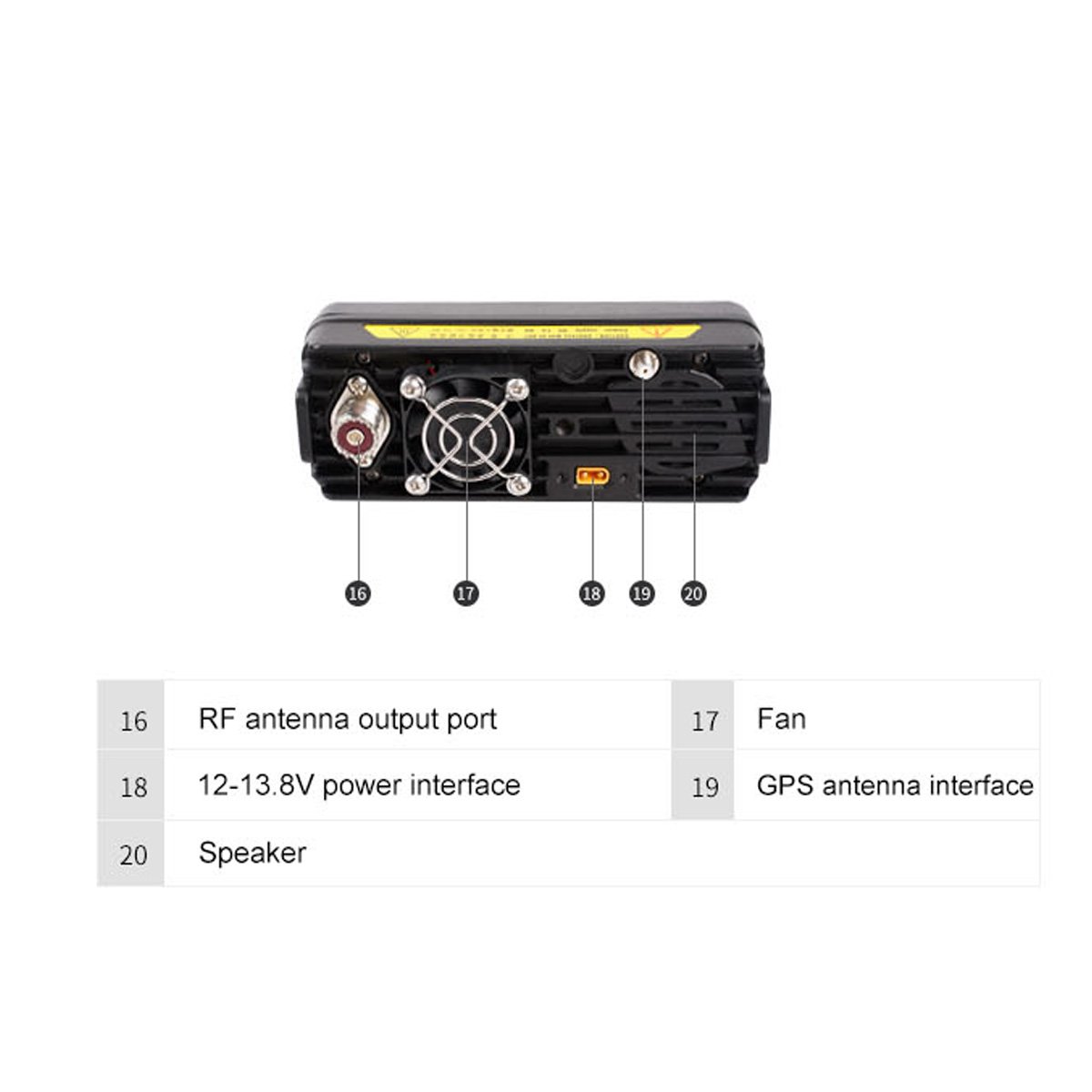 DM9100 Car-Mounted Intercom Dmr Digital Analog Dual Time Slot Dual Segment 25W Self-Driving Tour GPS Car Two Way Radio