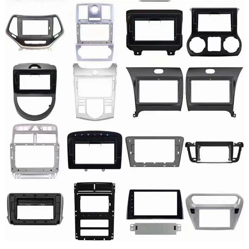 Hot Products frame radios car radio frame car navigation for VW TIGUAN 2010 silver 9 inches Car DVD Player Frame