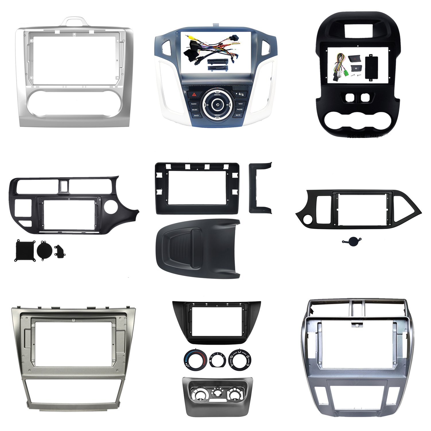 Factory direct sales car frame car radio frame car navigation for Jeep compass2017 10 inches
