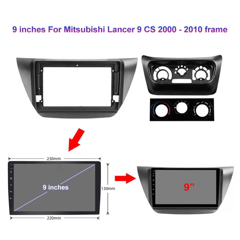 Jmance 9 Inch 8 Core Android 11 For Mitsubishi Lancer 9 Cs 2000 - 2010 Frame 4G Android Auto Carplay 2 Din Car Dvd Player