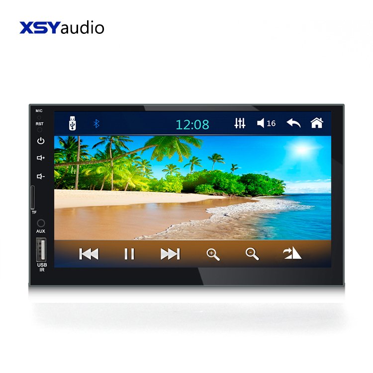 BT Car Stereo Radio 2 DIN 7" HD MP5 FM Player with Touch Screen & Rear Camera Auto Electronics car dvd player