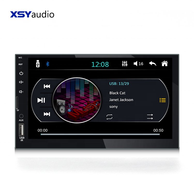 BT Car Stereo Radio 2 DIN 7" HD MP5 FM Player with Touch Screen & Rear Camera Auto Electronics car dvd player