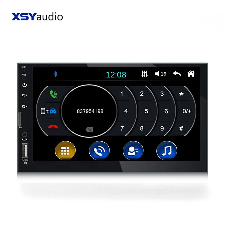 BT Car Stereo Radio 2 DIN 7" HD MP5 FM Player with Touch Screen & Rear Camera Auto Electronics car dvd player