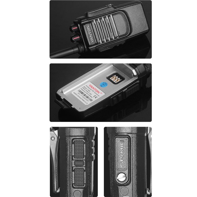 10W Long Distance Two Way Radio UHF VHF Radio Wireless YANTON T-650