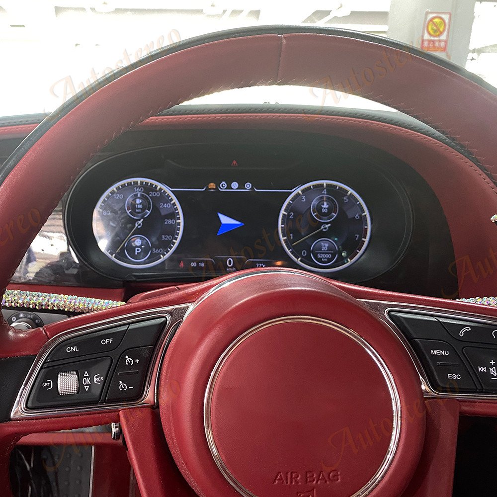 Digital Cluster Virtual Cockpit For Bentley Series 2012-2017 Car Multimedia Player Dashboard HeadUnit Entertain ment Screen