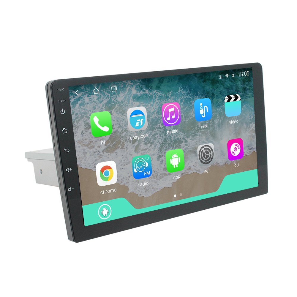 car stereo 1 din 10 inch android car radio navigation gps auto electronics with car music system