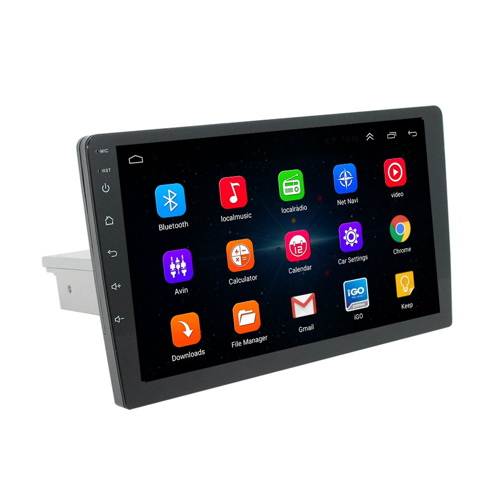 car stereo 1 din 10 inch android car radio navigation gps auto electronics with car music system
