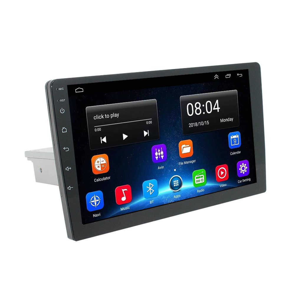 car stereo 1 din 10 inch android car radio navigation gps auto electronics with car music system
