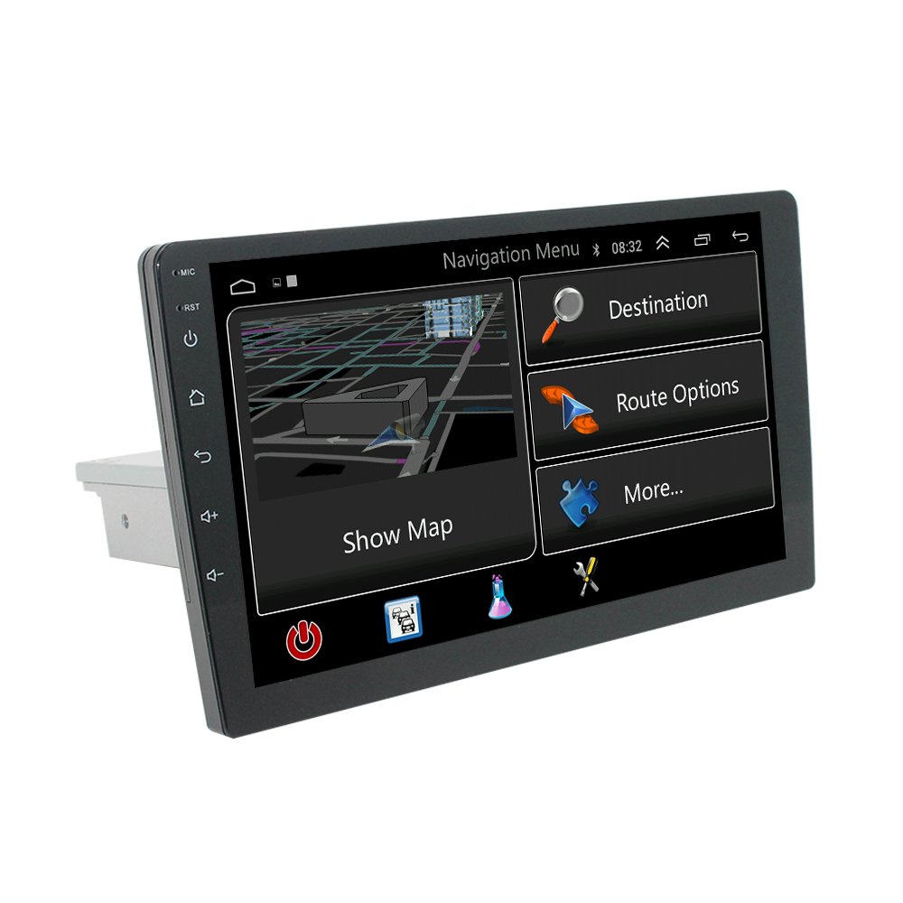 car stereo 1 din 10 inch android car radio navigation gps auto electronics with car music system