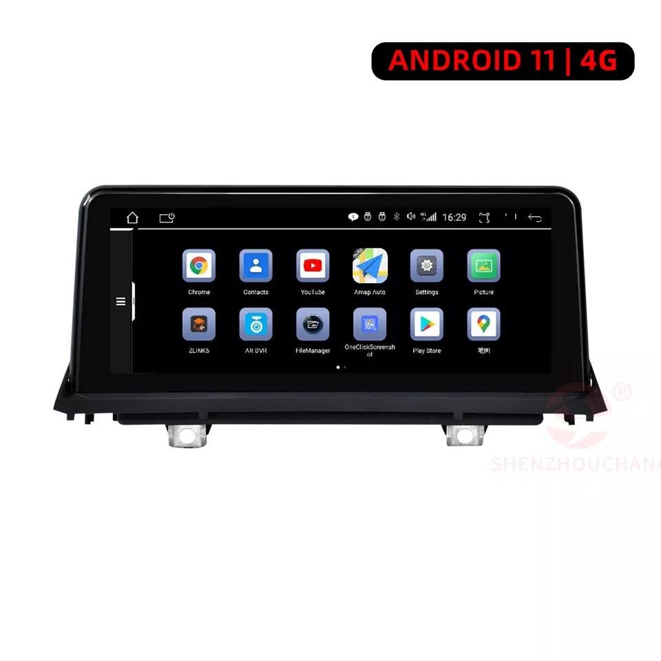 10.25" 8 Core Carplay Touch Screen Car Head Unit Multimedia Navigation Radio E70 Android 11.0 for BMW X5 E70 X6 E71 2008-2013