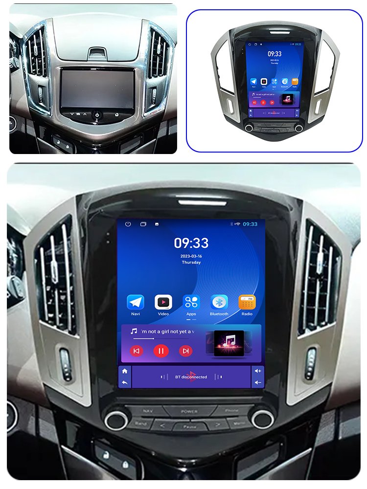 9.7 inch 2 din android car radio for Chevrolet Cruze 2012-2015 carplay auto radio Car Player Stereo GPS Navigation with