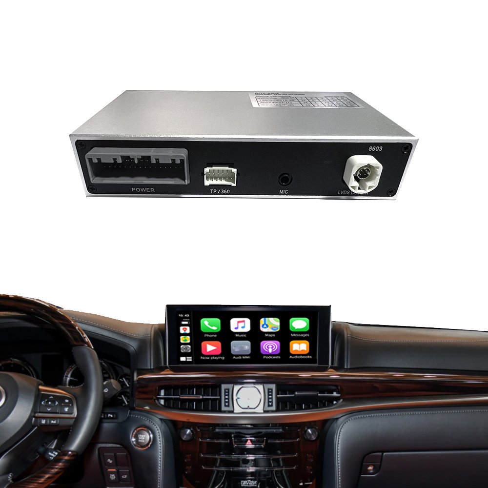 Wireless Apple Car Play For Lexus LX LX570 2016-2021 Mirror Link Radio Car Play Youtube Android Auto Smart Carplay Box