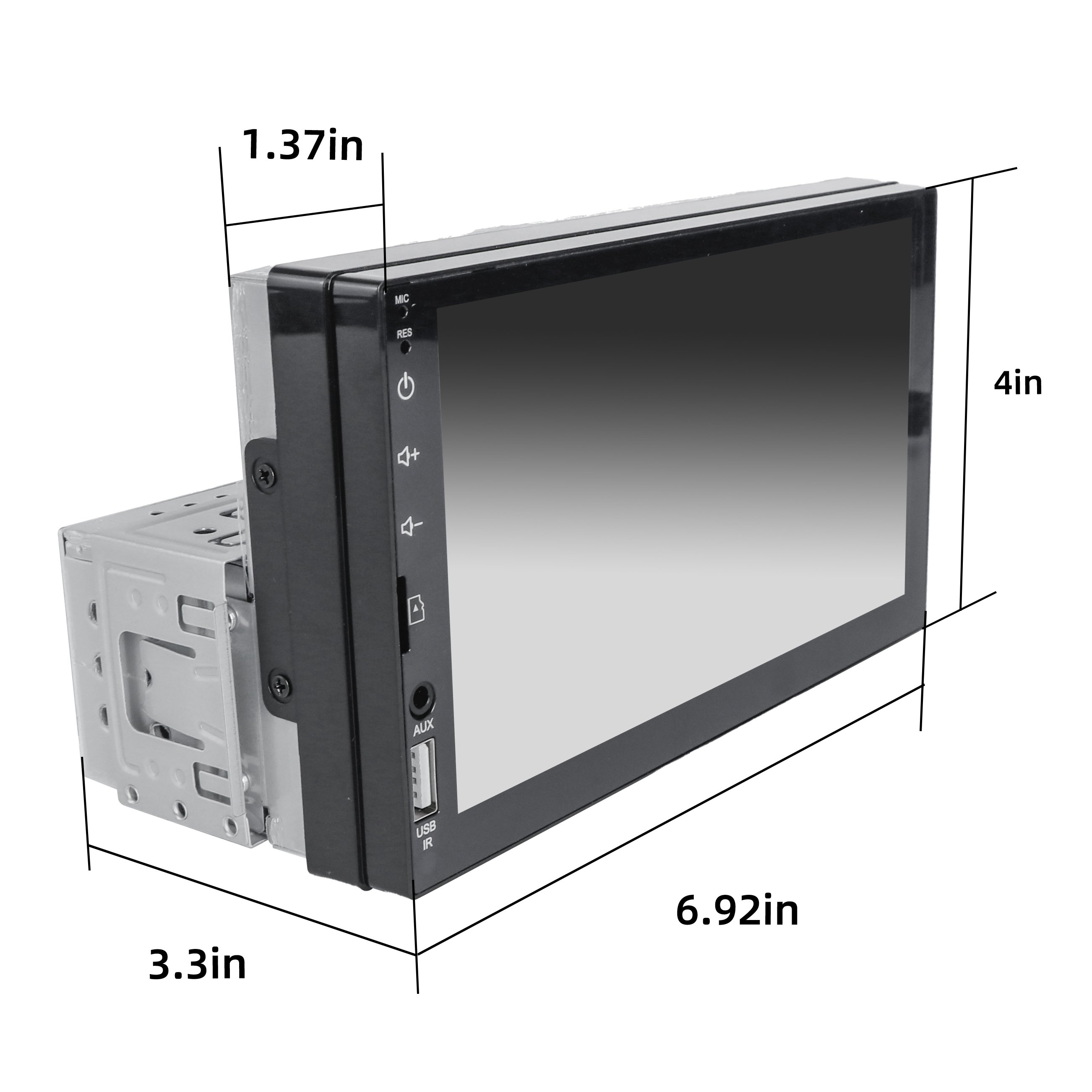 Factory 7 Inch Support Fm Function Car Radio Lcd Clock Charging Mp5 Monitor Mp5 Car Play Auto Car Radio Multimedia Video Player