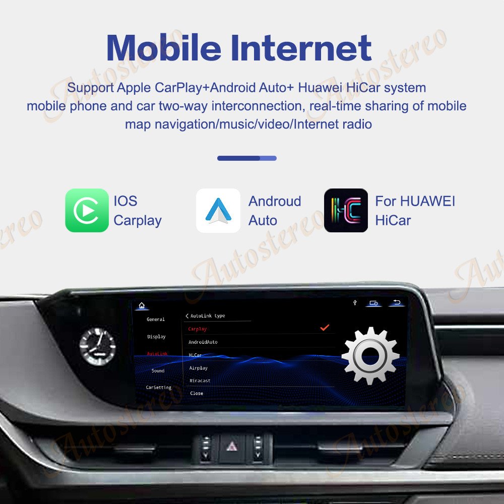 10.25/12.3 inch Linux System Car Radio For Lexus ES 2018-2020 GPS Navigation Stereo Multimedia Player Head Unit Audio DVD