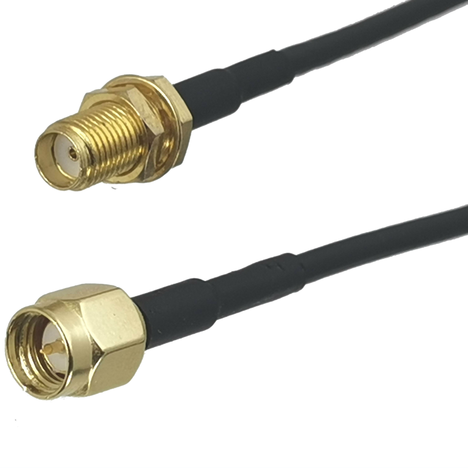 RG174 SMA Male Plug to SMA Female Jack Nut Bulkhead Connector RF Coaxial Jumper Pigtail Cable For Radio / Walkie talkie antenna