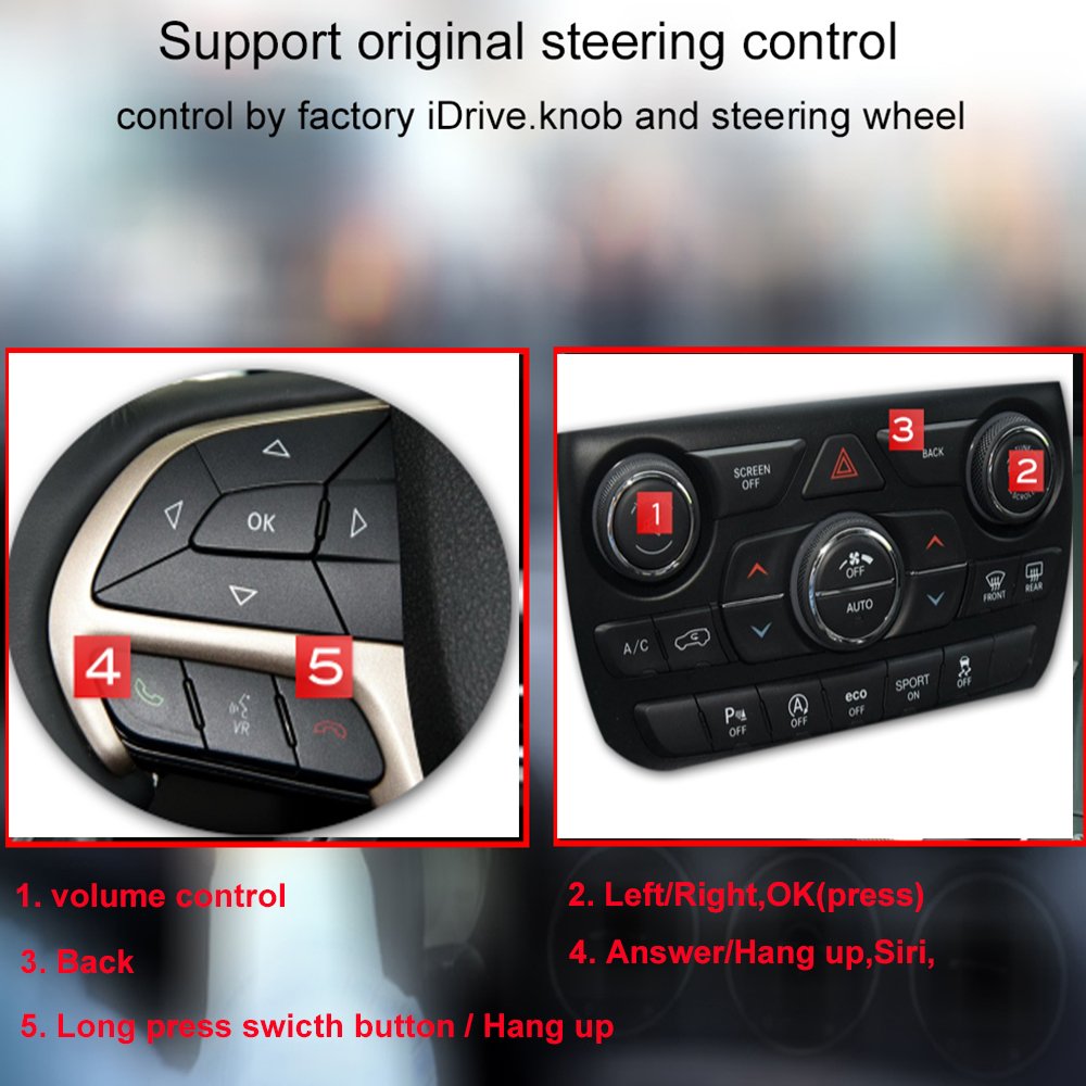 Wireless Carplay Android Auto For Dodge Challenger 2013-2016 Radio Car DVD Player Mirror Link GPS Navigation Smart Box