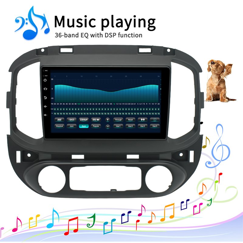 4+64g Android 10 car multimedia stereo Car video Touch screen dvd player for Chevrolet Kurod
