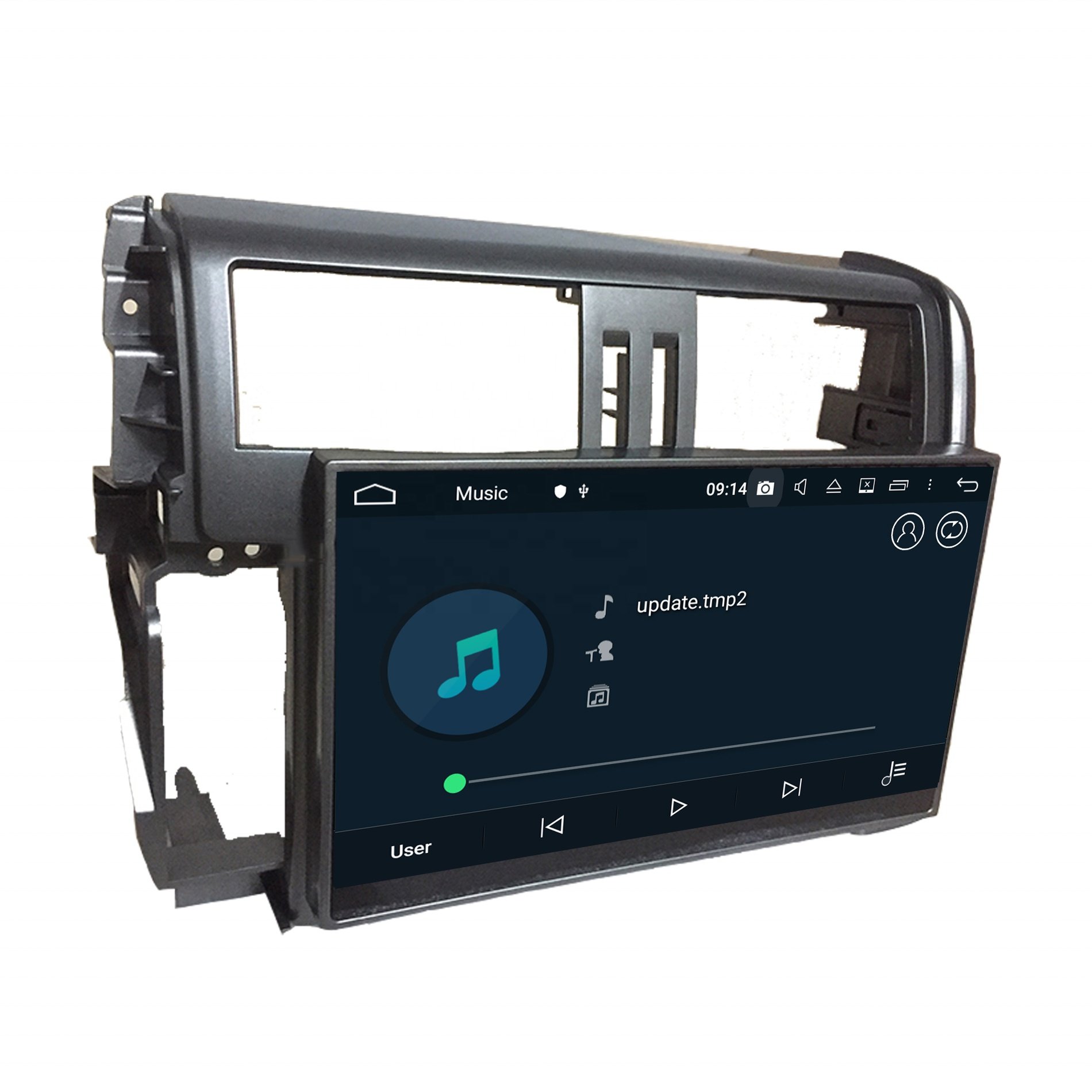 KD-9025 Android 13 Wireless Carplay Multimedia Car Stereo Radio Audio DVD GPS Navigation for PRADO 2010-2013
