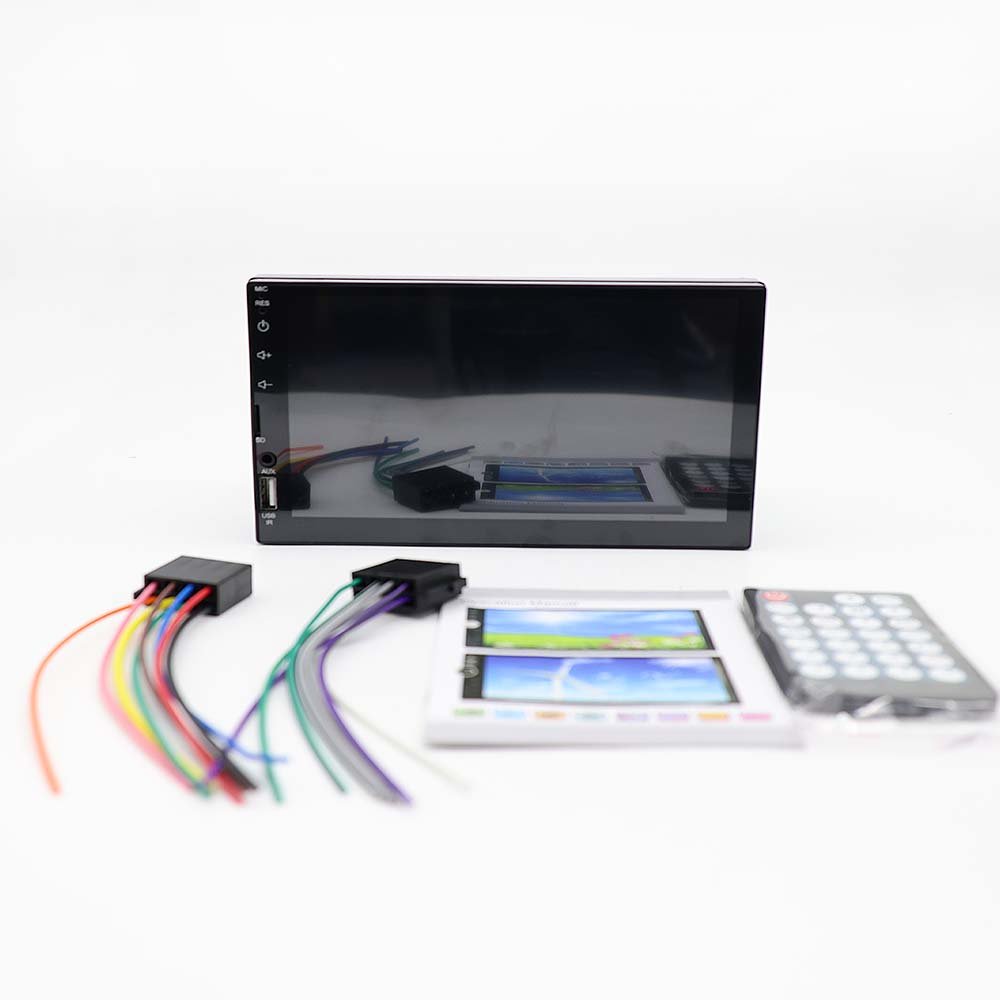 7023 1din 7" car stereo touch screen car radio carplay Android auto multimedia mp5 player for car