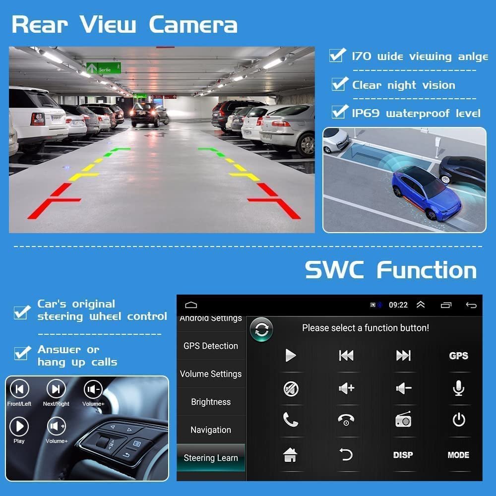 Podofo Android Car Radio 9.7 " Vertical Screen Autoradio For Kia Soul 2010-2013 Carplay Android Auto WiFi Hi-Fi BT GPS