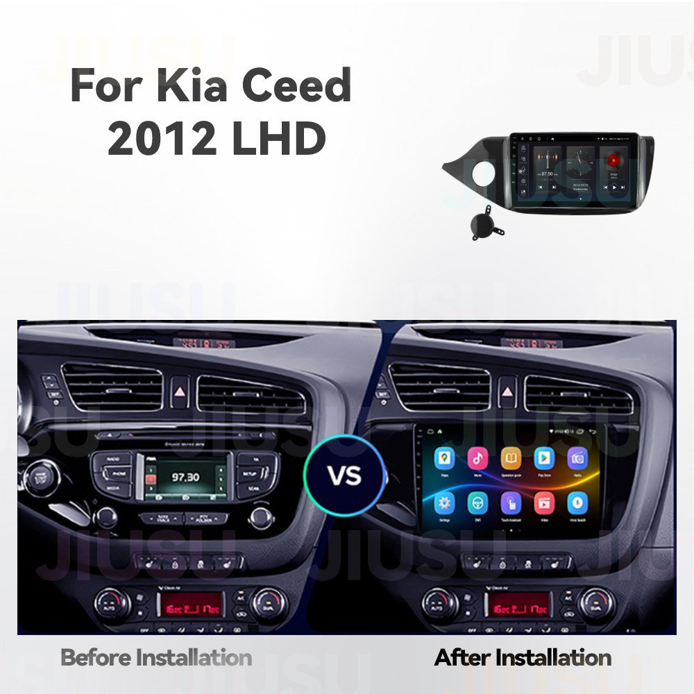 Android 12 Car Radio GPS Navigation DVD Player Stereo Multimedia Audio System for Kia Ceed 2012 LHD with Carplay DSP DAB