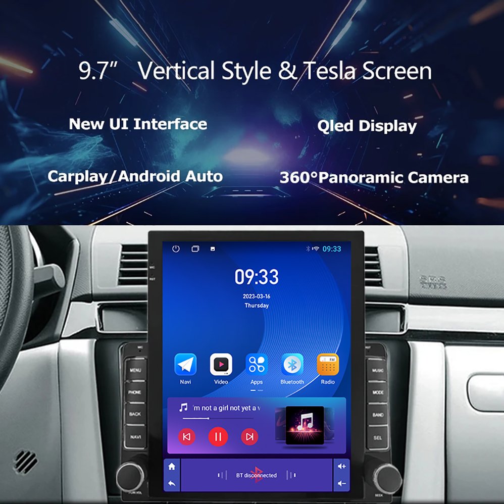 9.7 Inch touch screen radio for car Android For MAZDA 3 2004-2009 Car Radio Player Wireless Carplay Auto WIFI