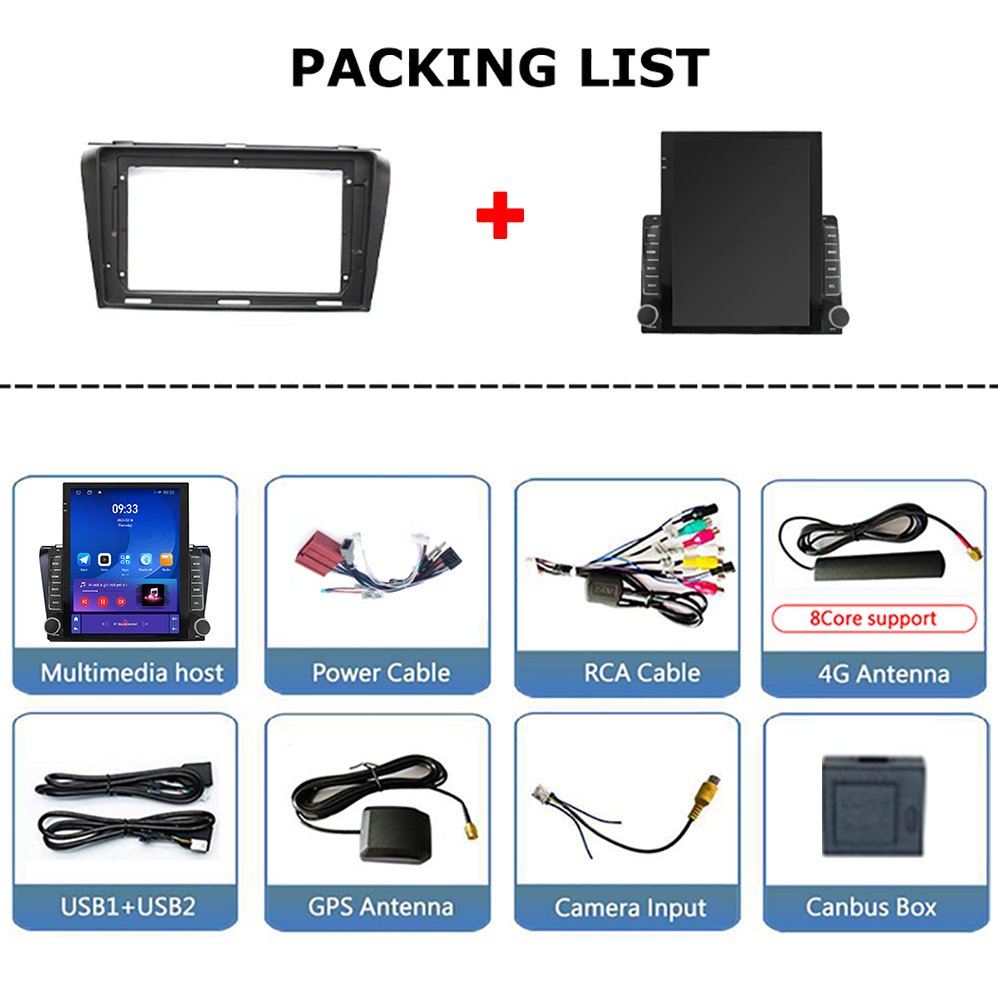 9.7 Inch touch screen radio for car Android For MAZDA 3 2004-2009 Car Radio Player Wireless Carplay Auto WIFI