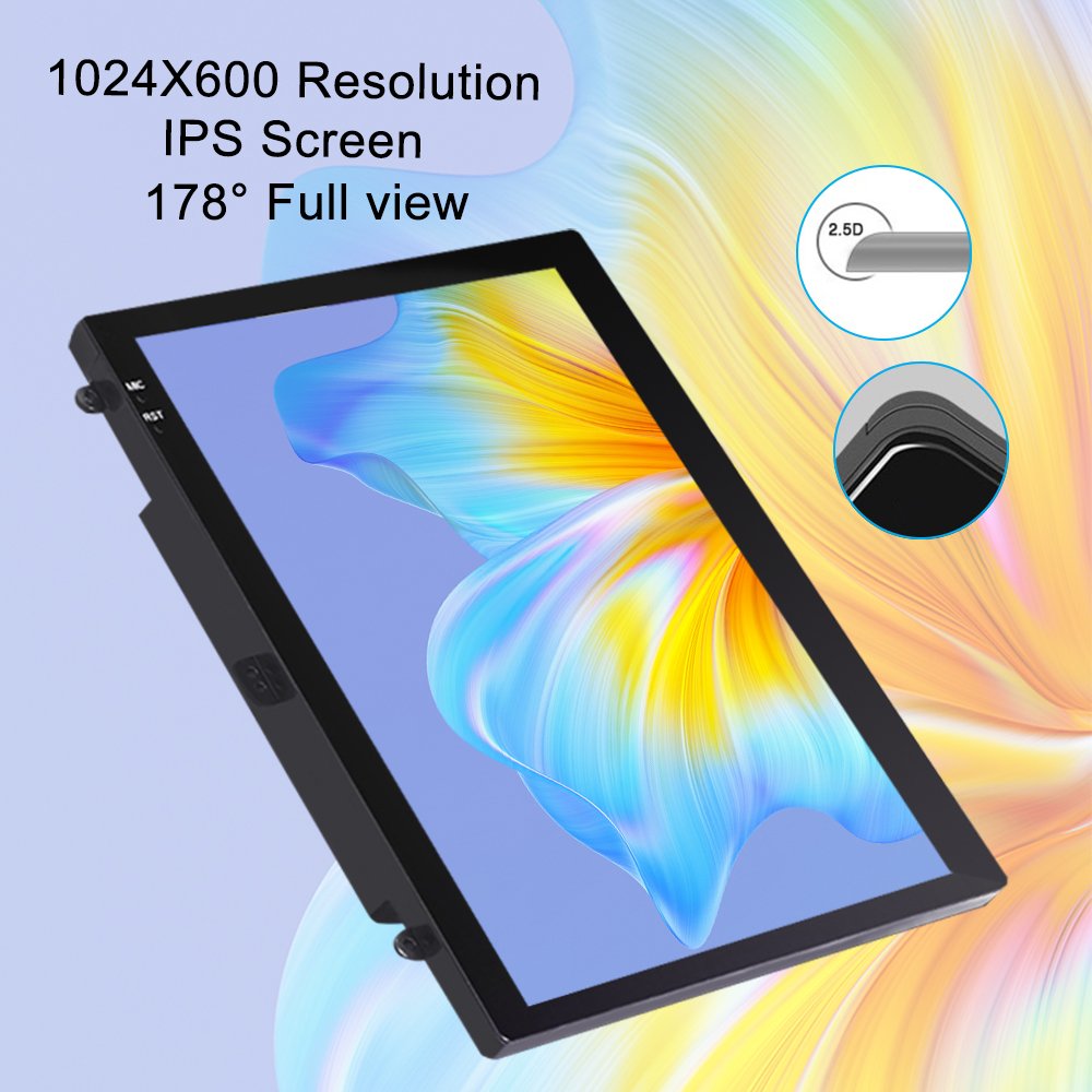 Topnavi 1024X600 resolution IPS capacitive 2.5D touch screen vertical radio 9.7 inch Android car stereo