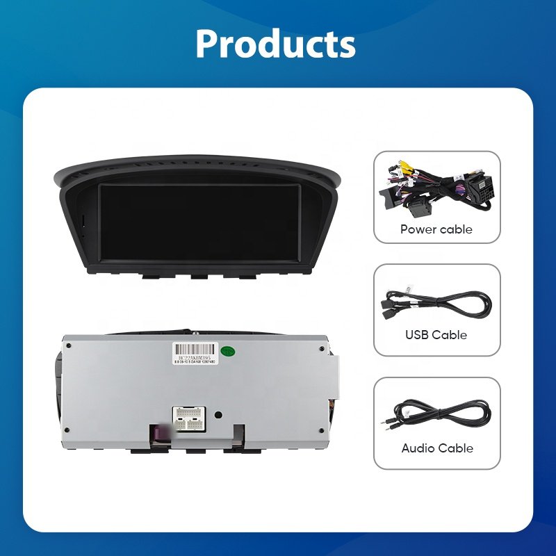 Jmance 8.8 inch 2Din Car Radio For BMW 3 5 Series E60 E90 2004 - 2012 Wireless Android Auto Carplay Head Unit 8.8 inch Screen