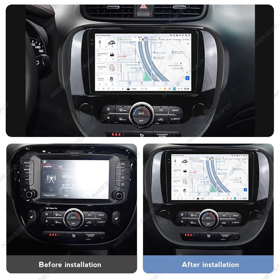 Mekede DUDU7 auto electronics Android Screen Multimedia dsp fm dab dvr dvd bt map for KIA Soul 2013-2019