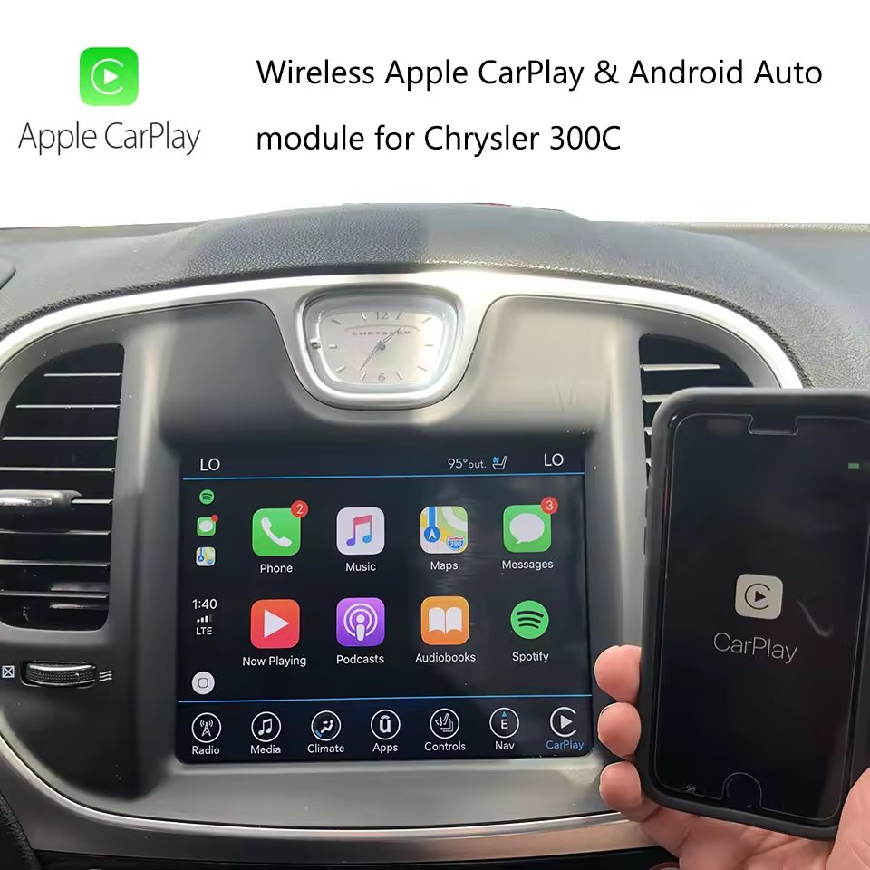 Wireless Apple Carplay Kits For Chrysler 300C 2012-2016 DVD Player Mirror Link Navigation Radio Car DSP Android Auto Smart Box