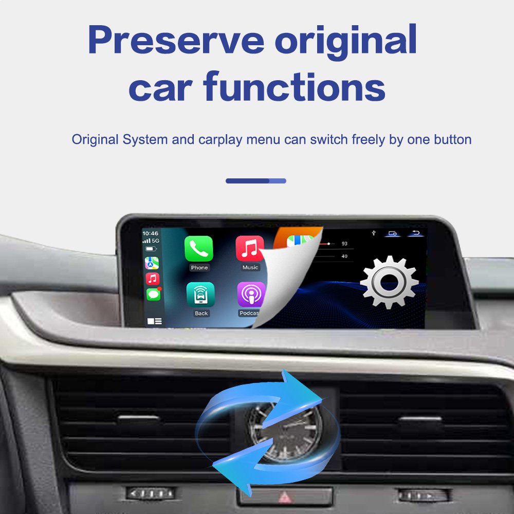 Autostereo 12.3 inch Android 13 For Lexus RX 2016-2018 Car Radio GPS Navigation Head Unit GPS Multimedia Player Audio Stereo