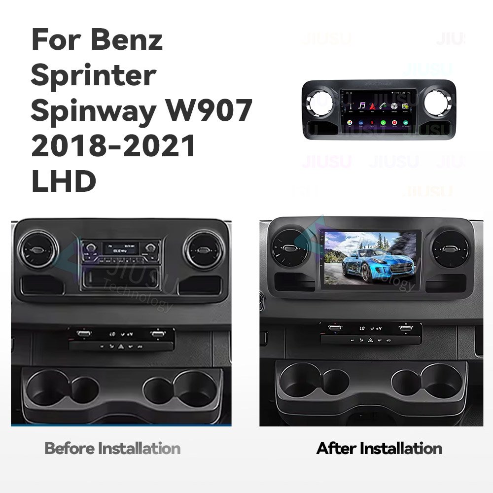 Android 12 Car Radio Multimedia Car DvD Player for Benz Sprinter 2018-2021 W907 Car Stereo Touch Screen Carplay DSP BT GPS