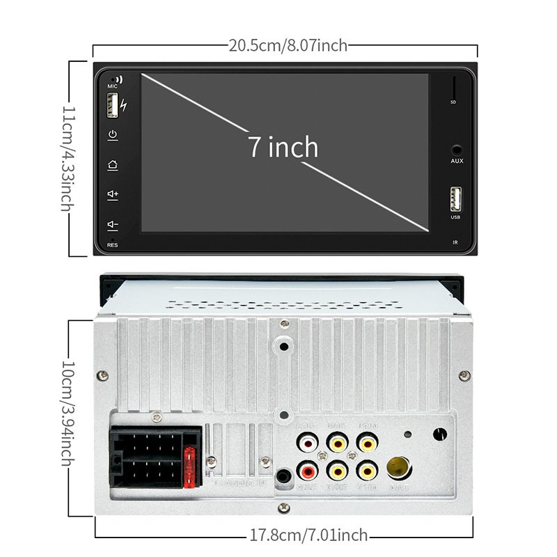 Toyoda Corolla Double Din Universal Car Stereo 2 Din 7 Inch Car Radio Car Mp5 Player Radio Stereo