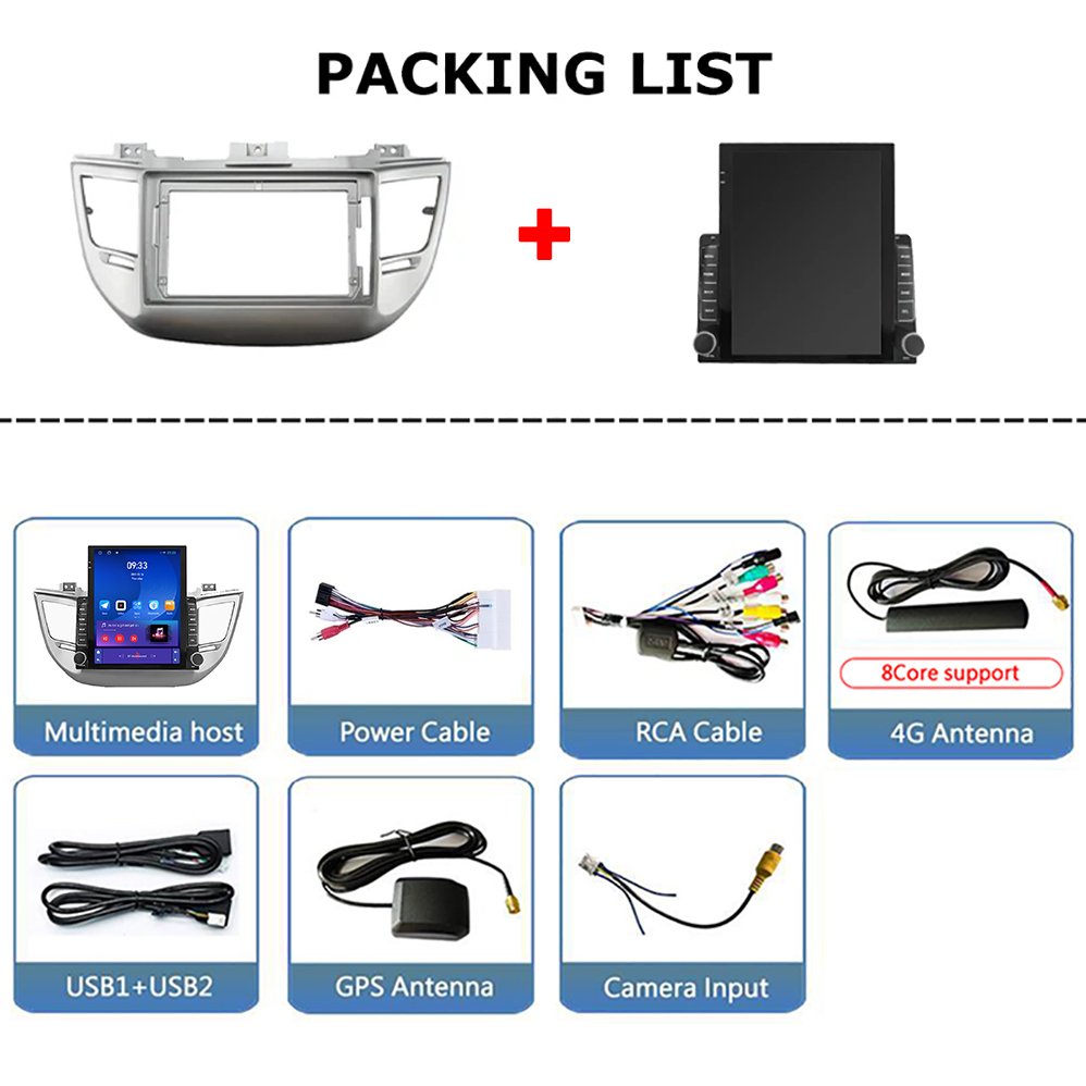 9.7" Vertical Style Tesla Screen Android Car Radio For Hyundai Tucson 3 IX35 2015-2018 Navigation GPS Stereo head unit