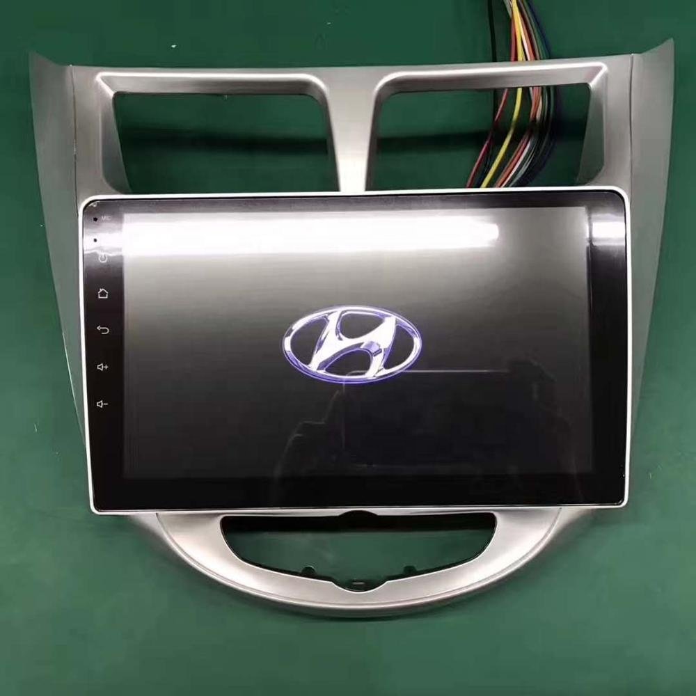 Xinyoo Car DVD radio GPS MP5 player for hyundai Verna Accent Solaris with audio WIFI USB Mirror Link Android GPS
