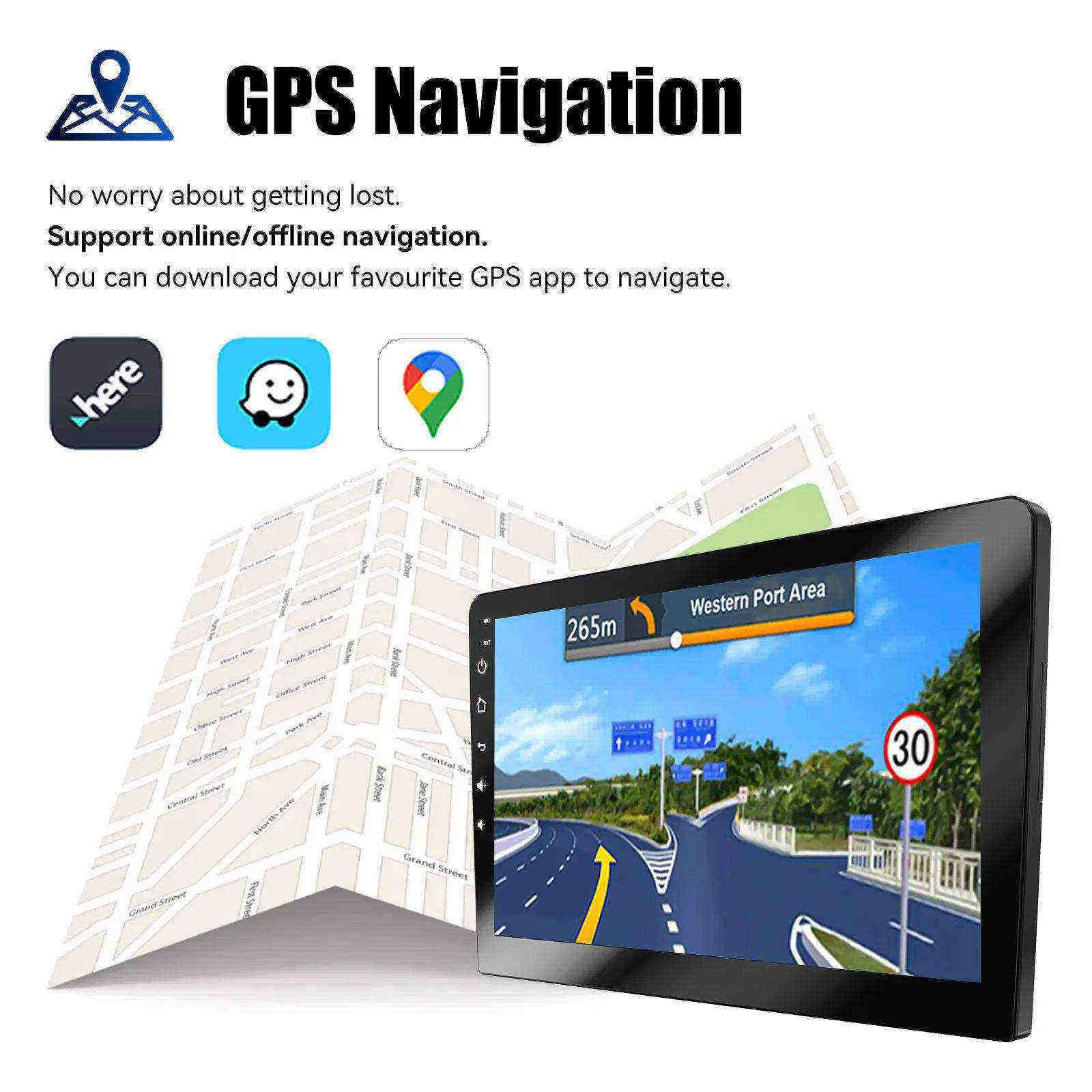 7/9/10 inch Car radio Android10 2+32GB Universal Player IPS Touch Screen Radio for Car Stereo Android With WIFI Carplay GPS