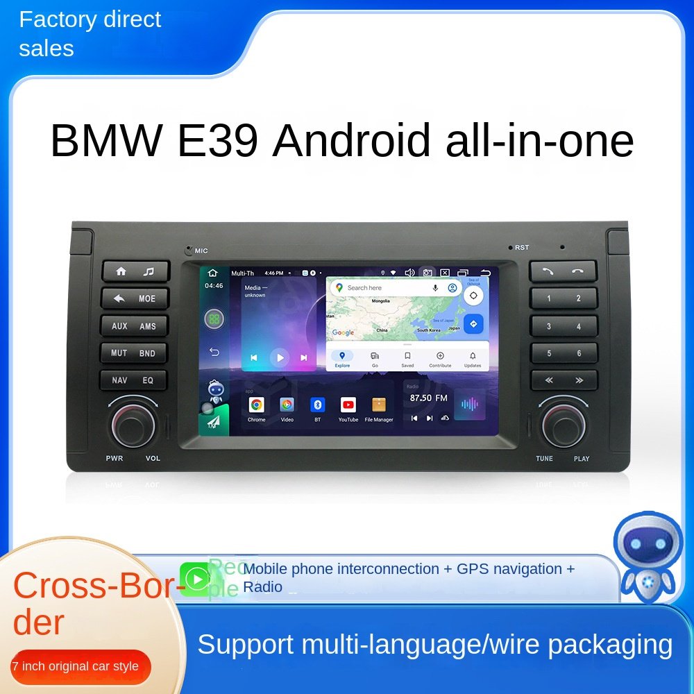 All-in-One Wireless Carplay Navigation Large IPS Screen Portable GPS Stereo Radio 1-Year Warranty Reversing Image