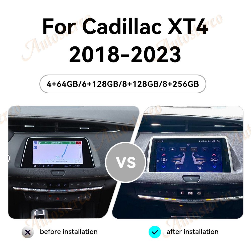 Android 13.0 Car Carplay Radio Receiver For Cadillac XT4 2018-2023 Multimedia Player Video Head Unit Auto GPS Stereo