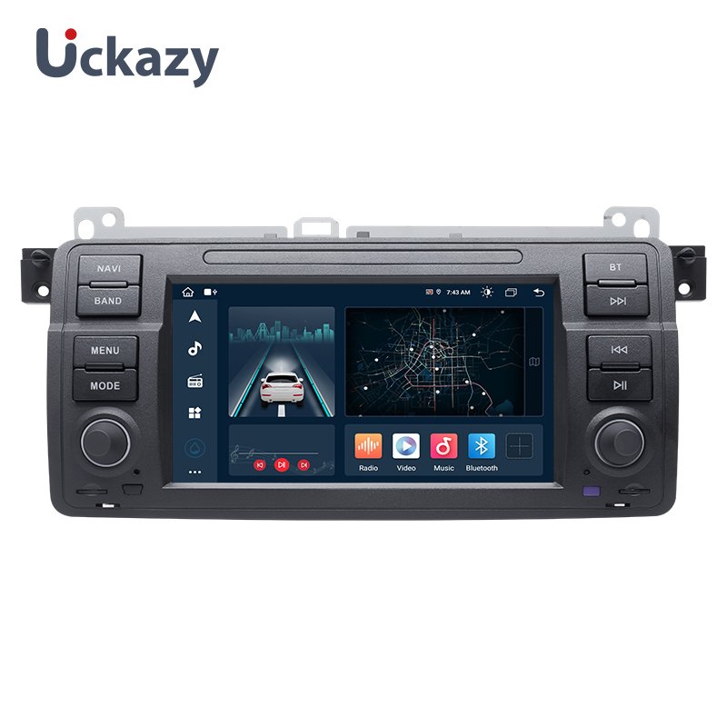 8+128GB 2 Din Android 13 Car Radio NO DVD Player For BMW E46 M3 Rover 75 Coupe 318/320/325/330/335 Multimedia Stereo Carplay 4G