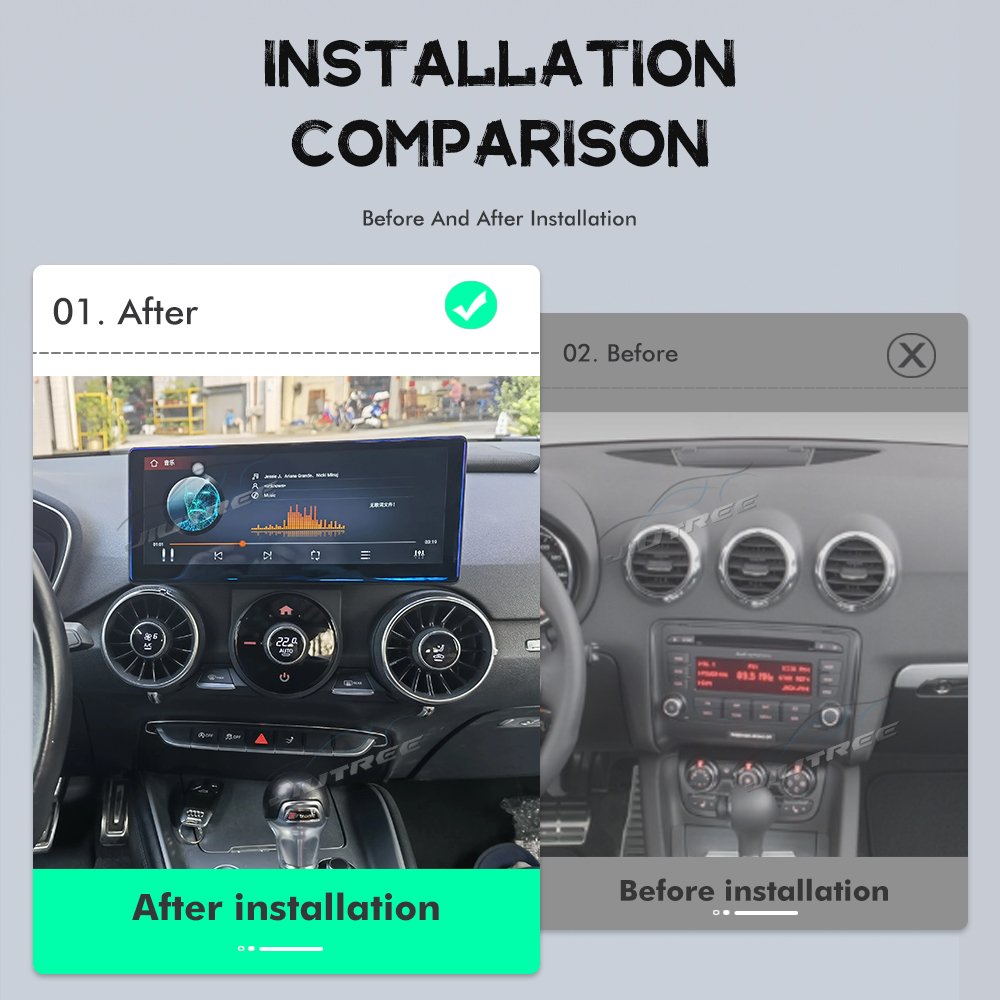 Android 13 Qualcomm For Audi TT 2015 - 2022 Tesla Style Car Radio Auto GPS Navigation Carplay Stereo multimedia player